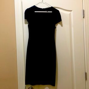 Banana Republic black dress.